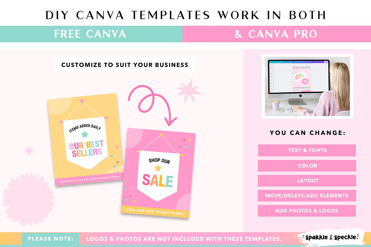 Colorful Party Instagram Templates, a Social Media Template by Sparkle & Speckle (Photo 6 of 7)
