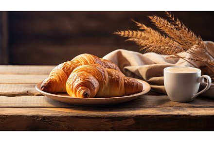 pastry background croissan food ai, a Background Photo by pikepicture