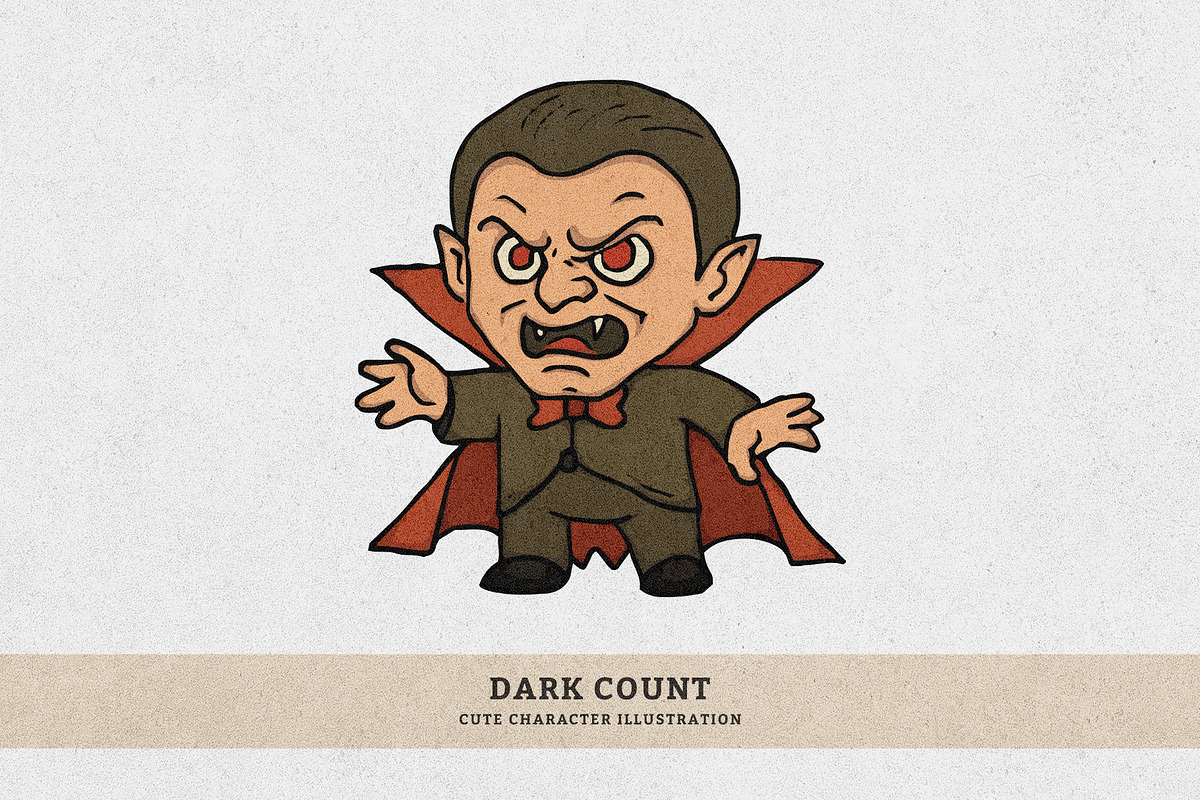 Cute Spooky Character Collection, an Illustration by MEANDSTUDIO (Photo 4 of 11)