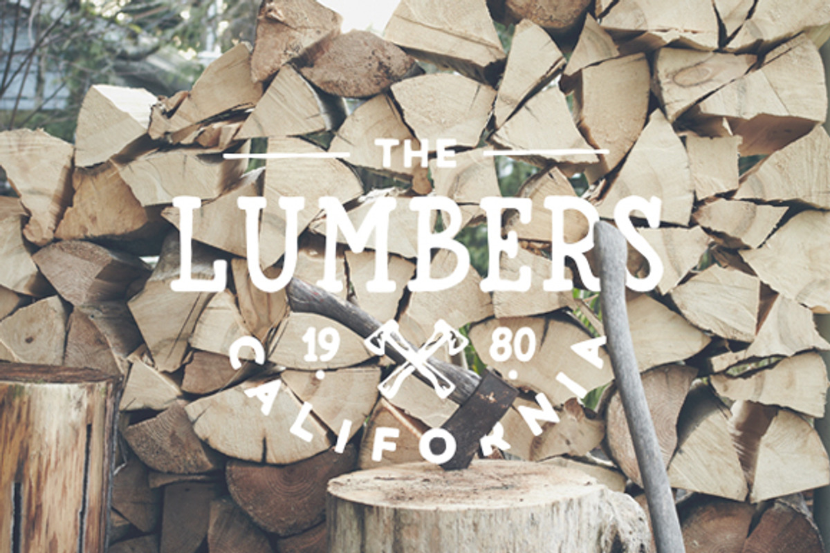 Timber Font preview 4