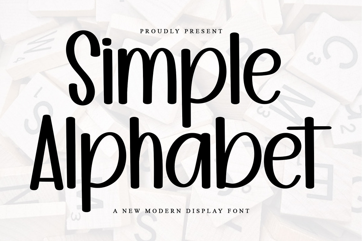 Simple Alphabet, a Sans Serif Font by InermediaSTUDIO (Photo 1 of 6)
