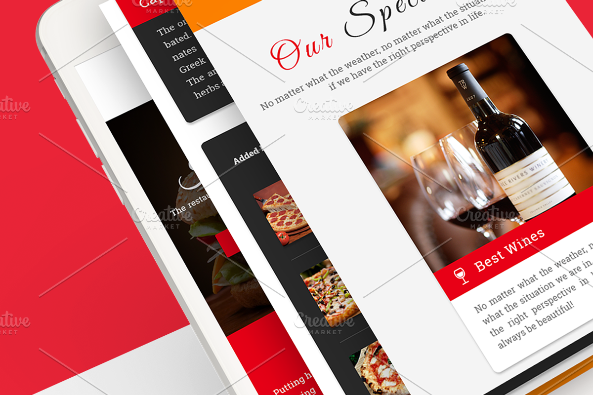 Foodhub - Responsive Restaurant PSD, a Landing Page Template by Pentaclay (Photo 4 of 8)