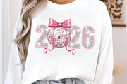 Pink Coquette New Year 2026 Png, an Illustration by SinaCreation (Thumbnail 10 of 10)