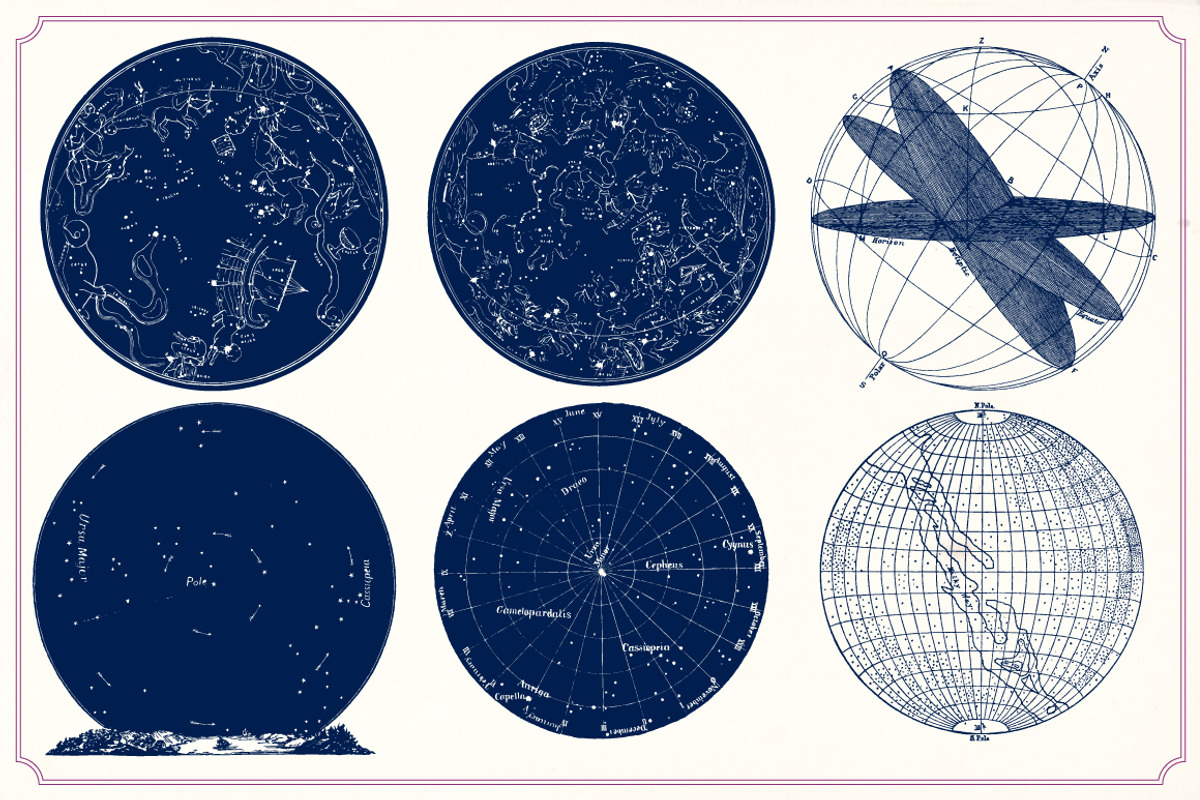 Vintage Space vector illustrations, an Education Illustration by Mr Vintage (Photo 8 of 13)