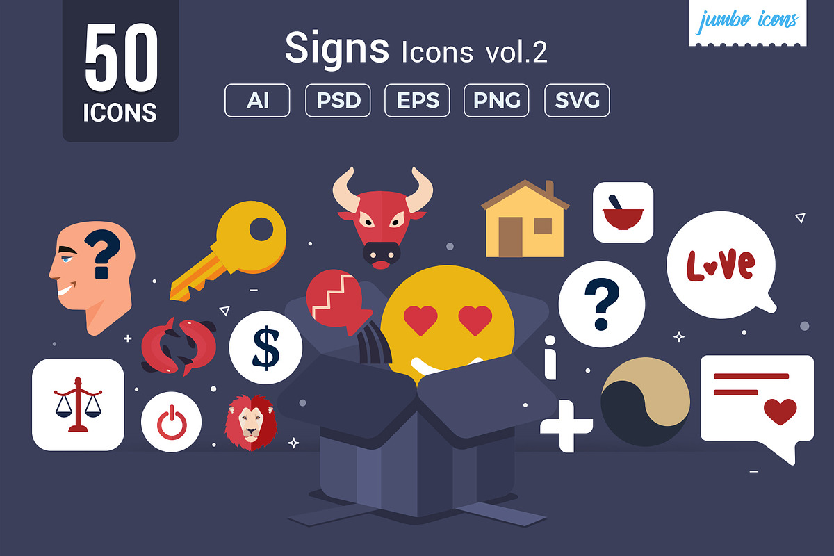 Signs and Symbols Vector Icons V2, a Duotone Icon by Jumbo Icons (Photo 1 of 5)
