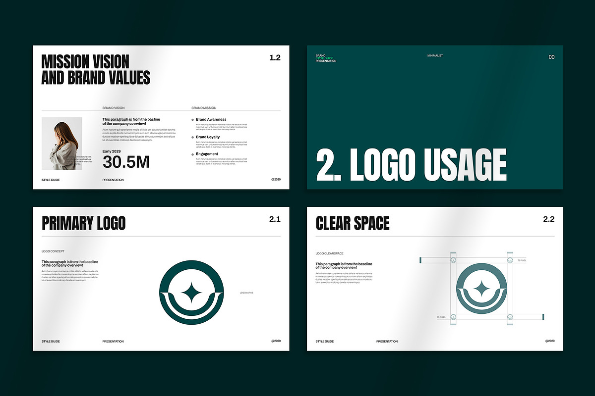 The Brand Style Guideline Template, a Branding & Logo Template by Oriofix (Photo 7 of 11)