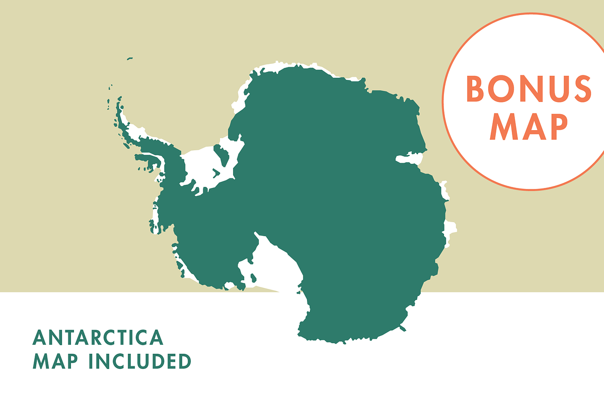 World Vector Map, a Graphic by Ben Buysse (Photo 5 of 5)