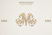 MM Wedding Monogram Logo, a Branding & Logo Template by LogoAV (Thumbnail 2 of 6)