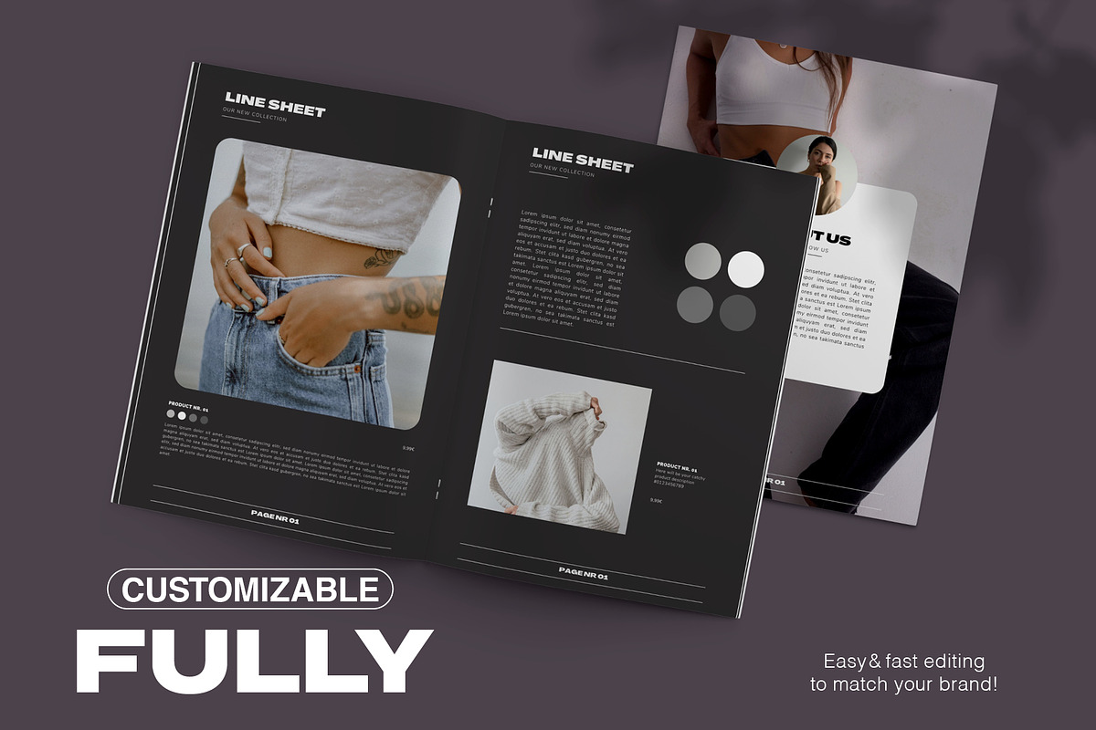 Line Sheet & Pricing Guide Template, a Brochure Template by Vermeulen Design Studio (Photo 3 of 5)