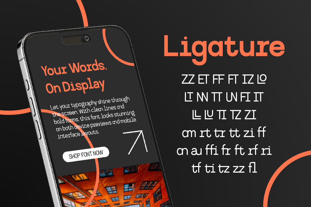 Coftein, a Sans Serif Font by Burntilldead (Photo 7 of 10)