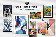 70 Eclectic Art Print Series Posters, a Background Graphic by Muzi pear studio (Thumbnail 1 of 8)