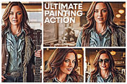 Ultimate Painting Photoshop Action, an Action Add-On by iHemalaya (Thumbnail 1 of 2)