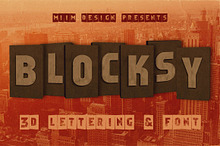 Blocksy - 3D Lettering & Font