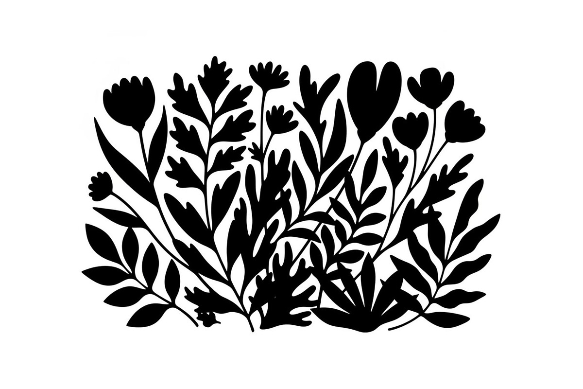 Floral Ornament Silhouette Bundle, an Illustration by BIPLOB EXPERT (Photo 2 of 51)