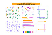 Vases and Flowers clipart collection, a Decorative Illustration by LiiaLonn Studio (Thumbnail 3 of 8)