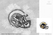 Tech Sketch Art Photoshop Action, an Action Add-On by SlideSalad (Thumbnail 36 of 49)