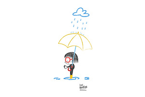 Love reading! Under the rain
