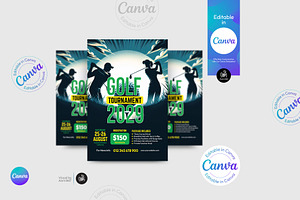 Golf Flyer Template, a Flyer Template by Aam360