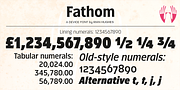 Fathom, a Sans Serif Font by Device (Thumbnail 6 of 11)