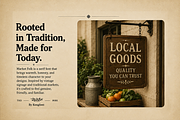 Market Folk - Modern Serif Font, a Serif Font by overlaytemplates (Thumbnail 3 of 5)