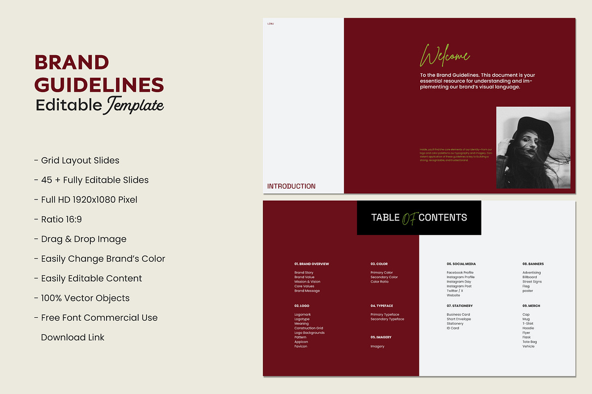LONU | Brand Guideline Template, a Branding & Logo Template by shaondesigns (Photo 2 of 10)