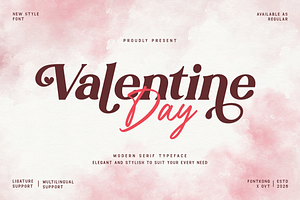 Valentine Day-Modern Serif Typeface