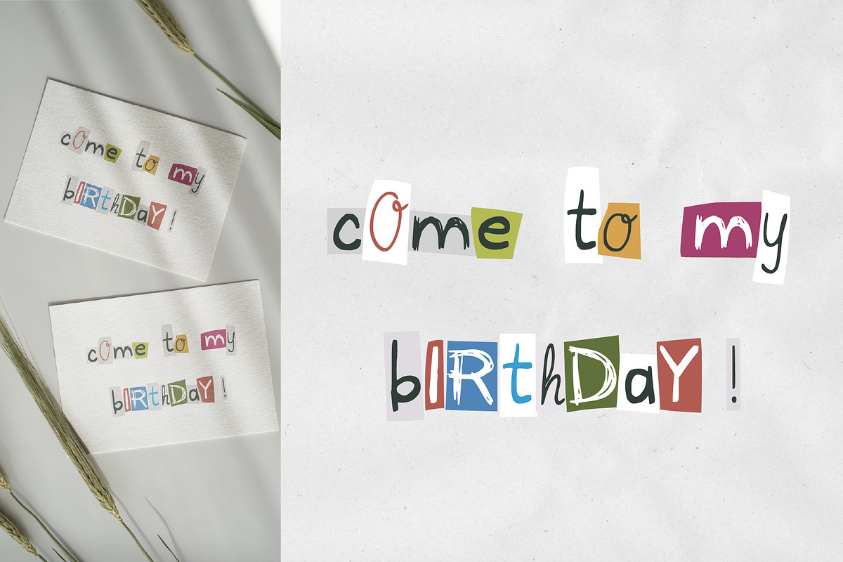 MixMatch Chaos, a Handwritten Font by Jelena Sardi (Photo 3 of 7)