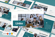Linke Business Presentation Template, a Presentation Template by Analogous Temp (Thumbnail 1 of 5)
