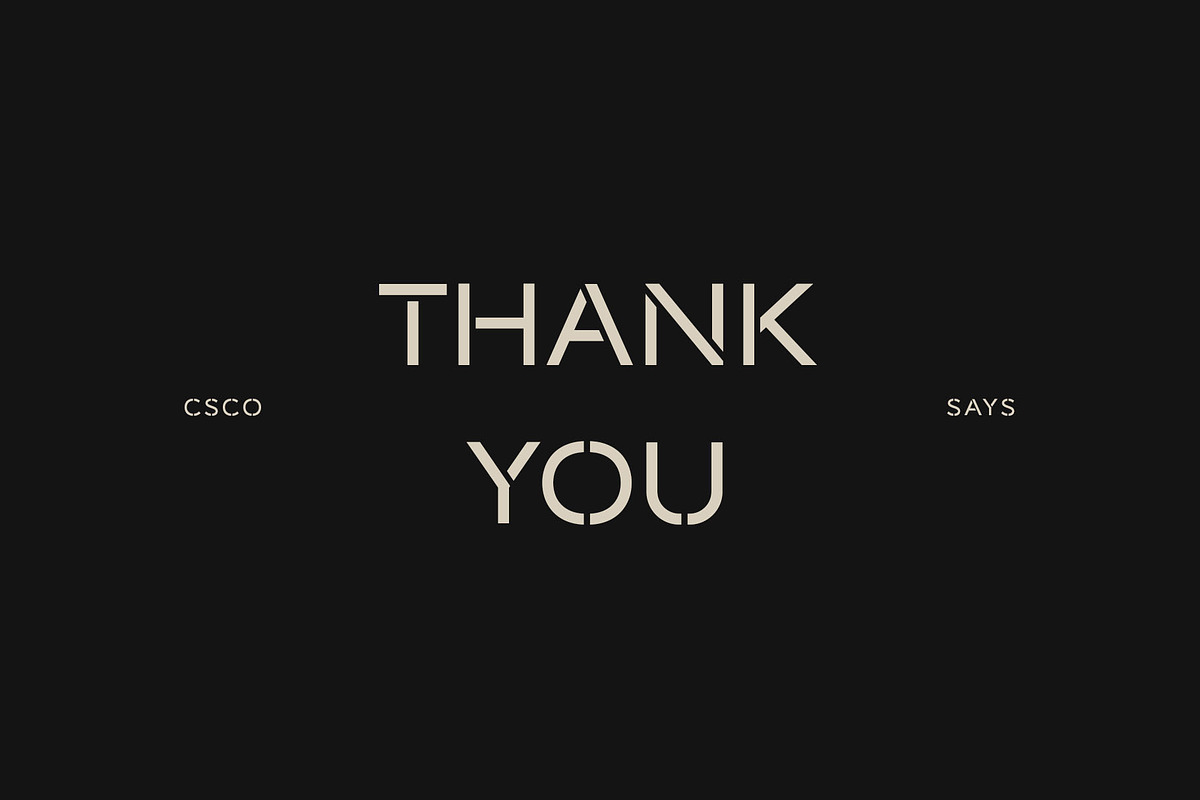 Darbots - Modern Stencil Sans Serif, a Sans Serif Font by Craft Supply Co. (Photo 9 of 10)
