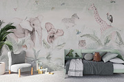 Wallpaper mockup | Boy's room mockup, a Household Mockup by Hunny Badger (Thumbnail 5 of 6)