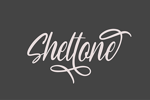 Sheltone - Modern Calligraphy Font