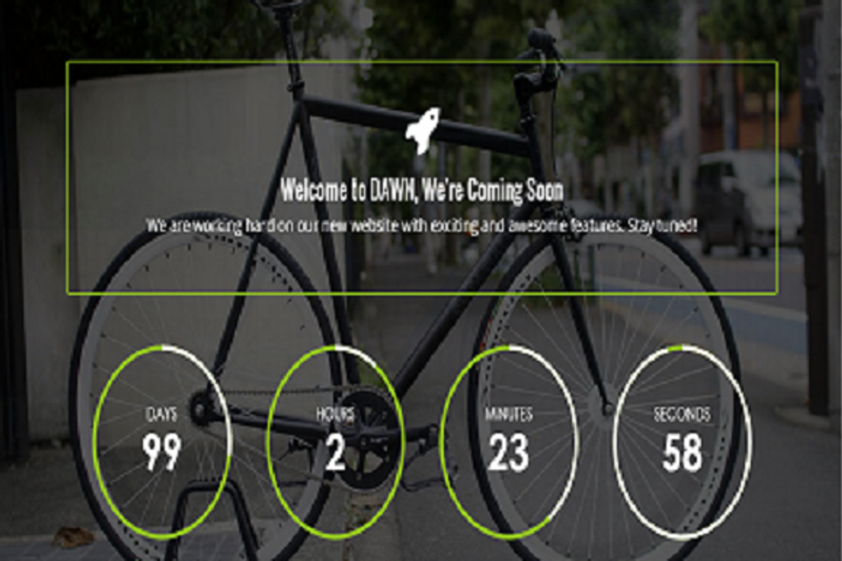 DAWN - Coming Soon Template, a Websites & App Template by Reviant Web Experts (Photo 1 of 4)