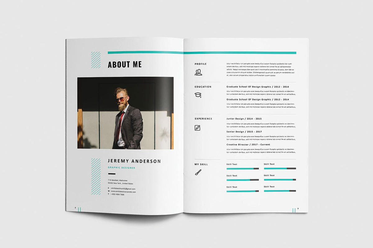 Graphic Design Portfolio, a Brochure Template by Occy Design (Photo 2 of 27)