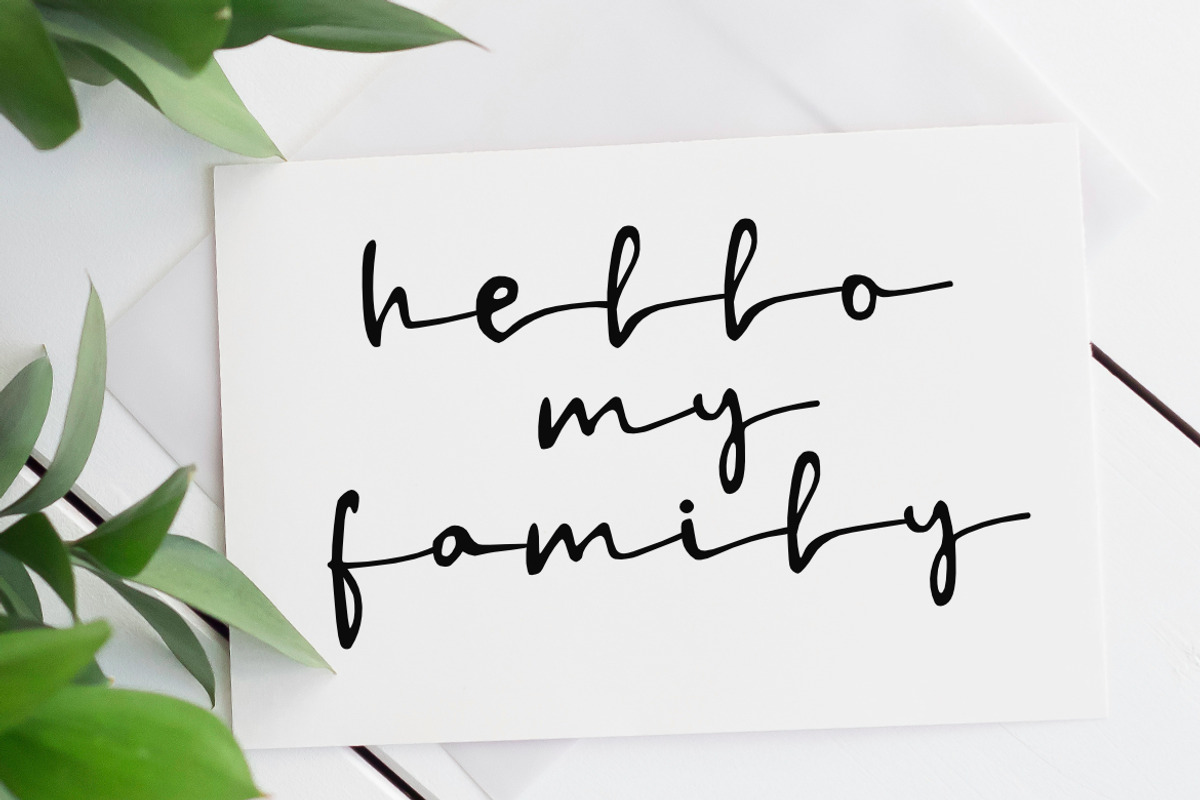 Always Happy Ink Font preview 4