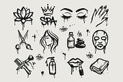 Graffiti Beauty Spa Salon Logo Icons, a Solid Icon by zahidhossainalif (Thumbnail 5 of 5)