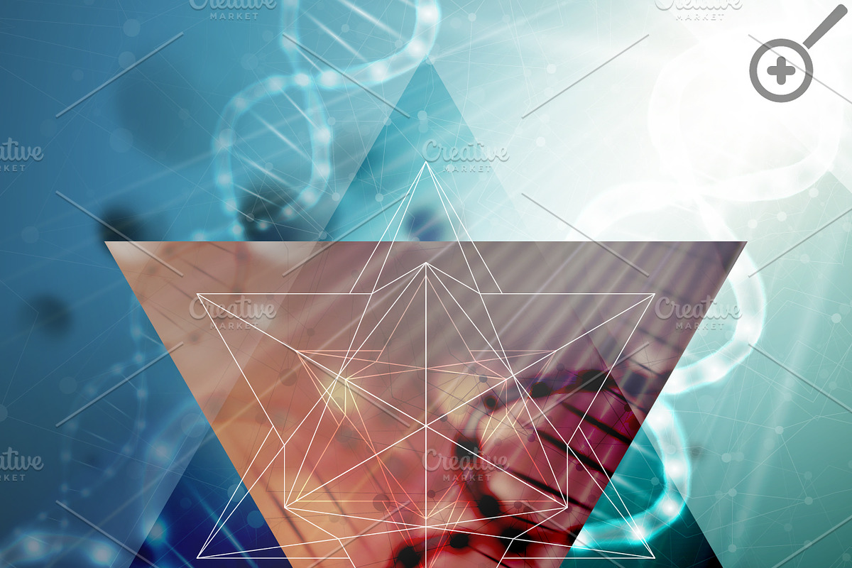 Bundle of 6 science backgrounds, a Healthcare Illustration by VectorShop (Photo 6 of 6)