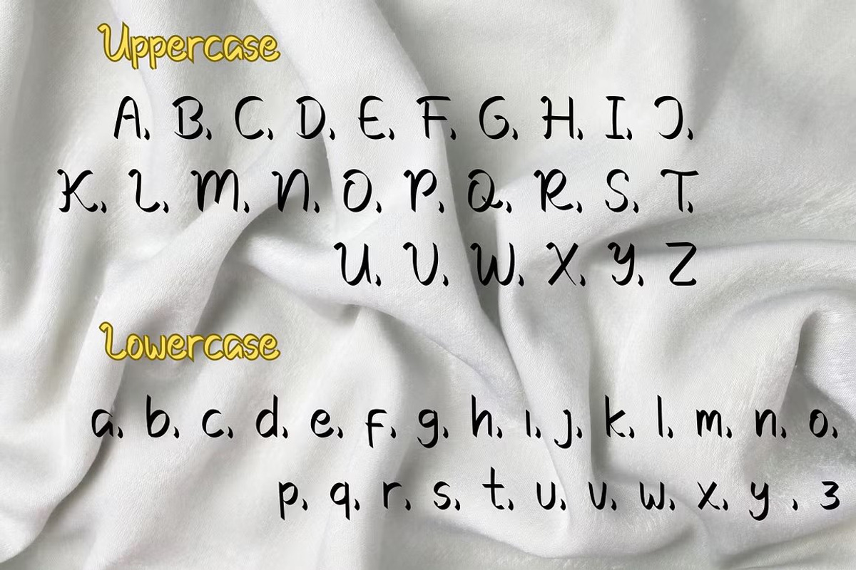 Lila Mae Fancy Sans Serif Font, a Sans Serif Font by GearShift (Photo 6 of 7)