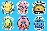 Funny Motivational Pun Sticker, an Illustration by DreamCafeArt (Thumbnail 4 of 7)