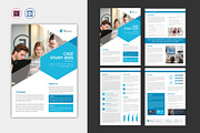 4 Page Case Study Template | MS Word, a Flyer Template by TheBrightGrap (Thumbnail 1 of 4)