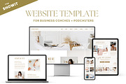 Showit Website Template: Phoebe, a Websites & App Template by Seaside Creative (Thumbnail 1 of 9)