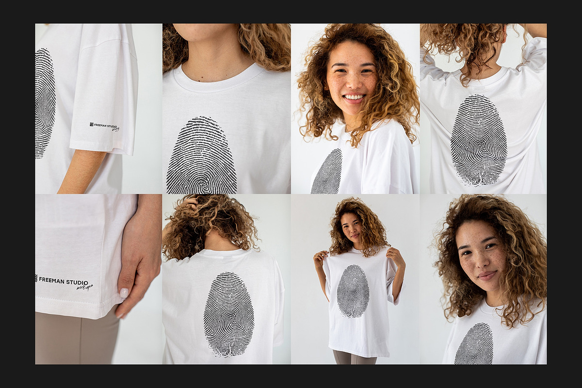 T-Shirt Mock-Up Set, a Shirt Mockup by Freeman Studio (Photo 11 of 18)
