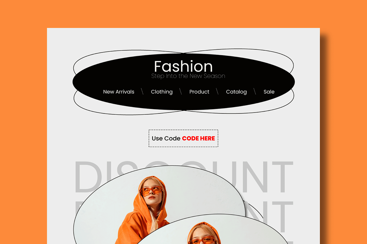 Modern Email Newsletter Template, an UI Kit Template by MightyDesign (Photo 2 of 9)