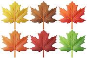 Cute 3D Autumn Leaves, a Plants & Tree 3D Model by Hannet (Thumbnail 3 of 14)
