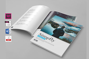 Magazine Layout Template, a Magazine Template by obidullah_01