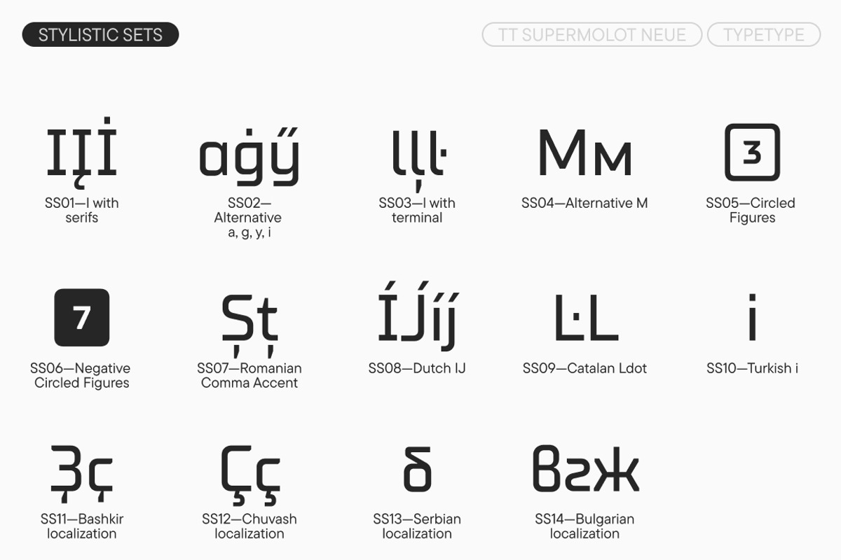 TT Supermolot Neue Basic, a Sans Serif Font by TypeType (Photo 14 of 15)