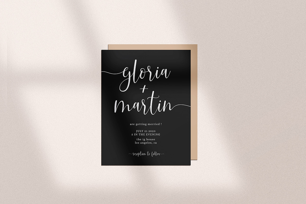 Aurelle Script Font preview 5