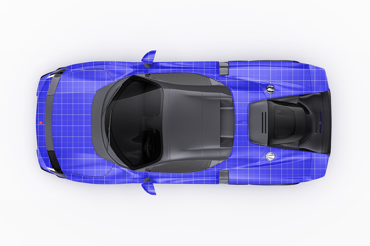 2026 Supercar Sport Convertible, an Advertising Mockup by Halal Graphic Studio (Photo 10 of 12)