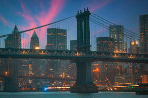 Brooklyn Bridge at night, a Photo by Pictures for you!!!!!!!!!