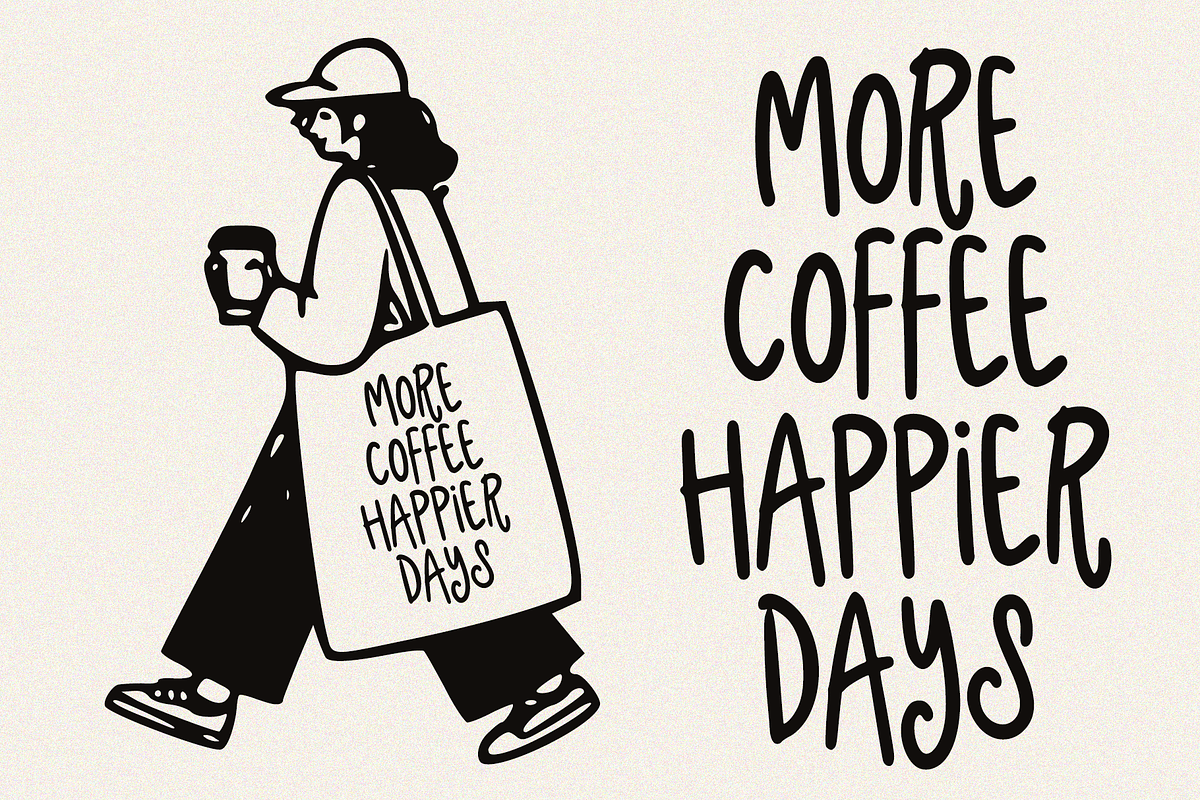 Sunday Brew Handwritten Font, a Handwritten Font by cocodesign (Photo 3 of 8)