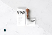 Minimal Wedding Invitation Suite, an Invitation Template by Azka Creative (Thumbnail 3 of 5)